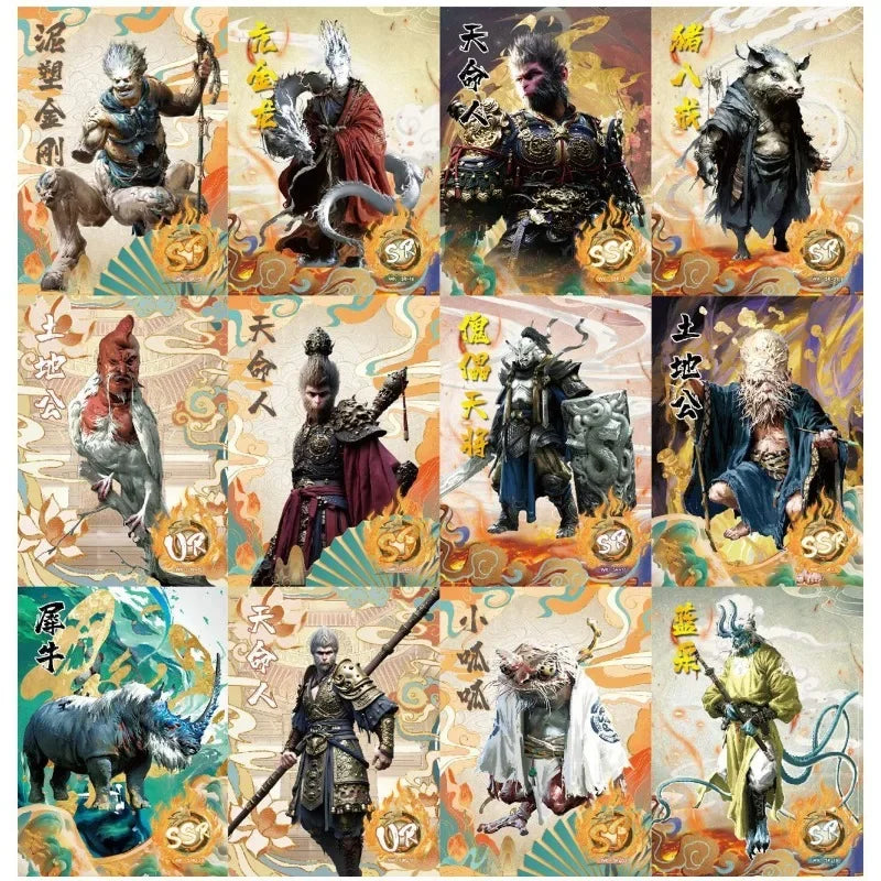 Black Myth Wukong Collectible Trading Card Collection - 32 Pack