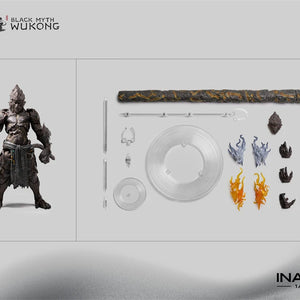 InArt Black Myth: Wukong Stone Ape Monkey 1/12 Action Figure – Sun Wukong Legend
