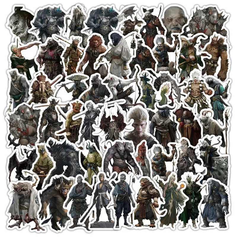 50 pcs Epic Characters Epic Character - Black Myth : Wukong Sticker Pack