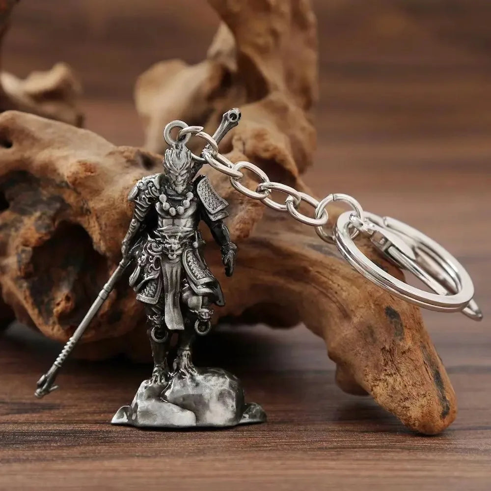 Black Myth: Wukong - Silver Keychain Figurine