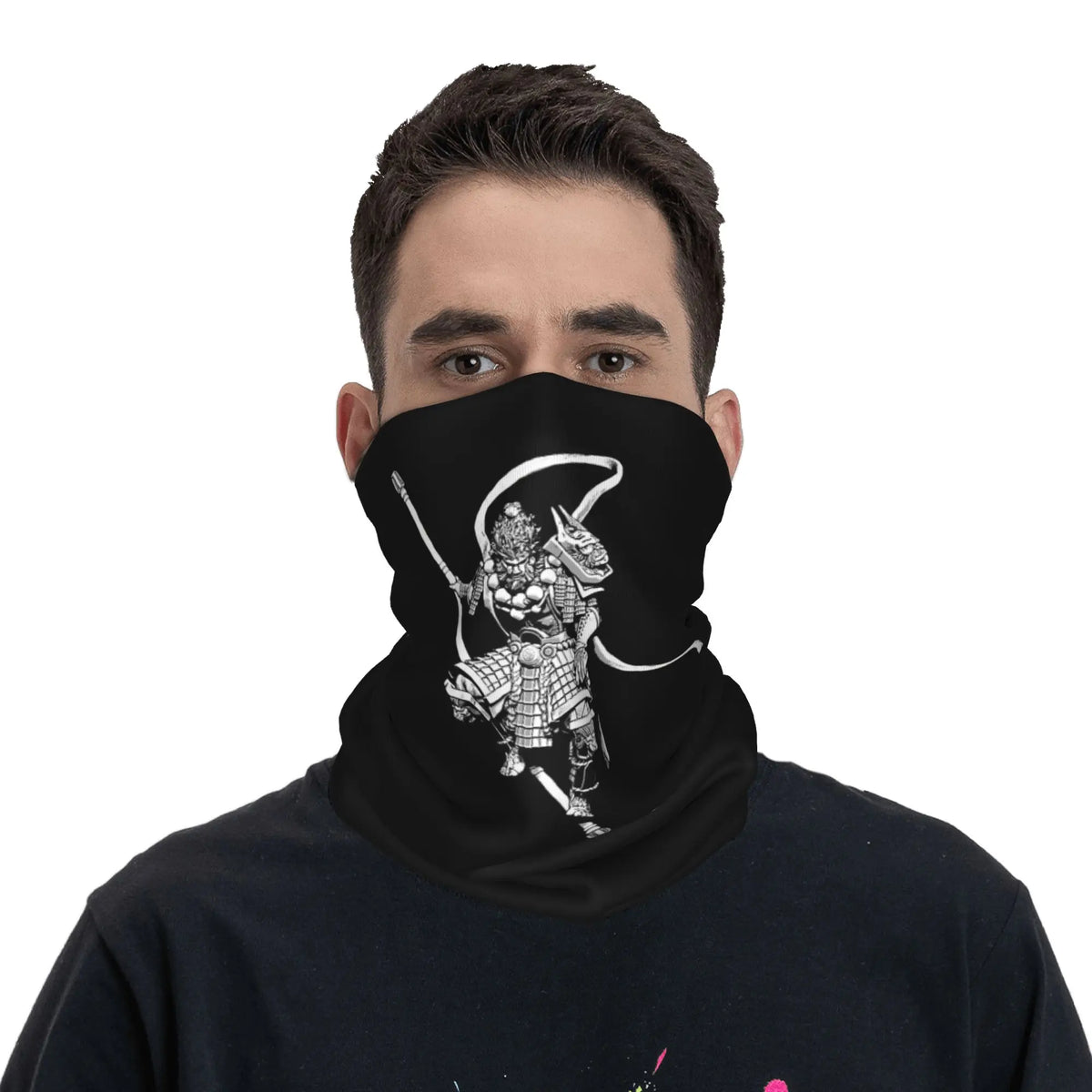 Black Myth Wukong Sun Wukong Black Neck Gaiter Face Covering