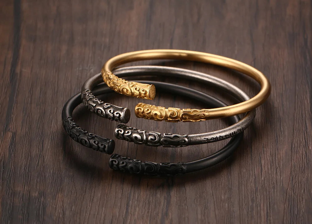 Mystical Elegance : Multi-Tone Black Bracelets - Black Myth Wukong