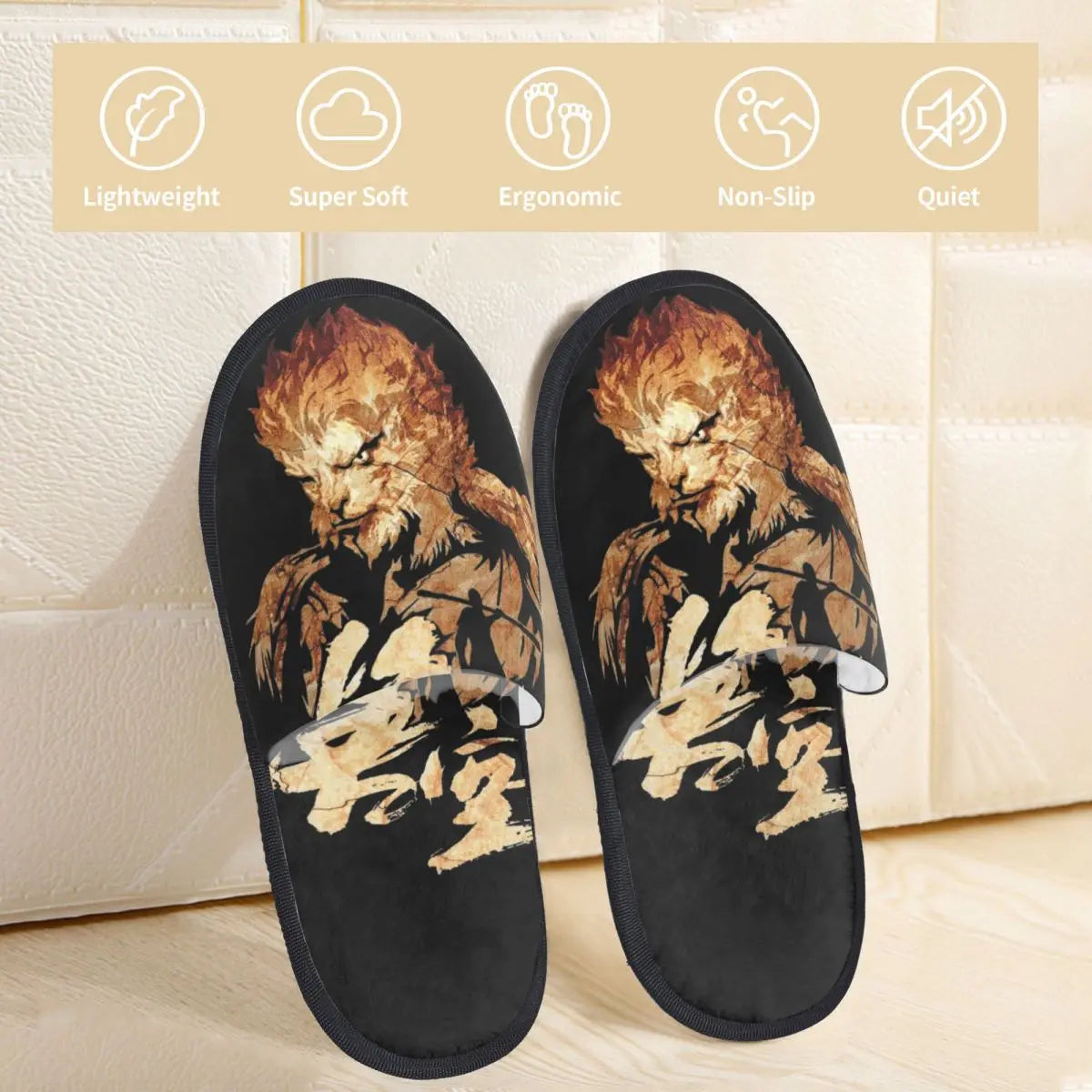 Inferno Sun Wukong Flame - Black Myth : Wukong Slippers