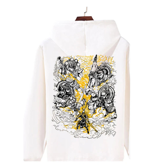 Black Myth: Wukong – The Battle of Legends White Hoodie