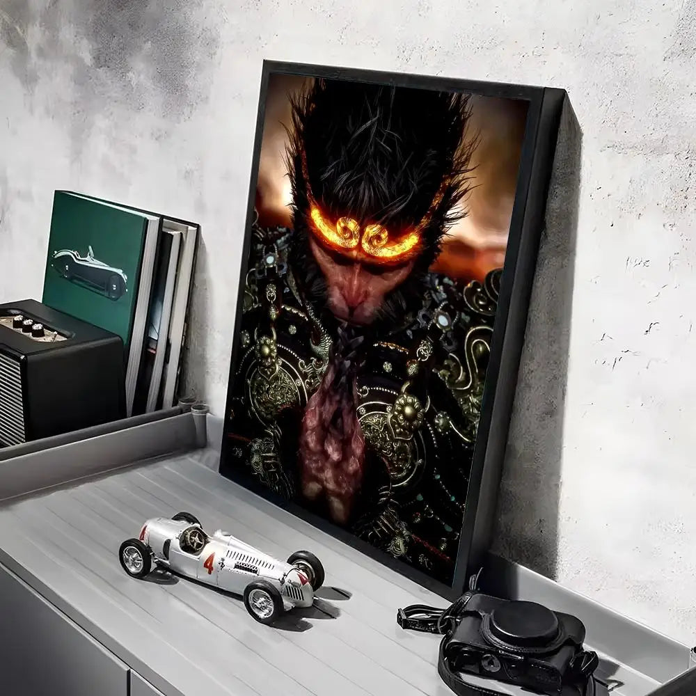 Black Myth Wukong Fiery Crown Monkey King Poster