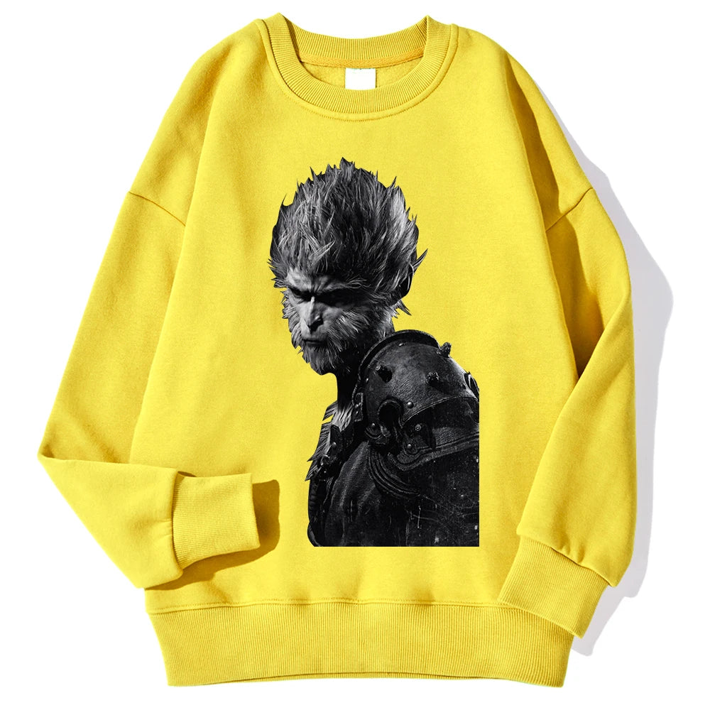 Wukong Warrior Battle Yellow Sweatshirt - Black Myth: Wukong