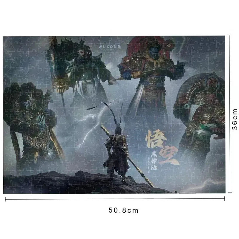 Black Myth Wukong Puzzle – Legendary Warriors Confrontation (500 Pieces)