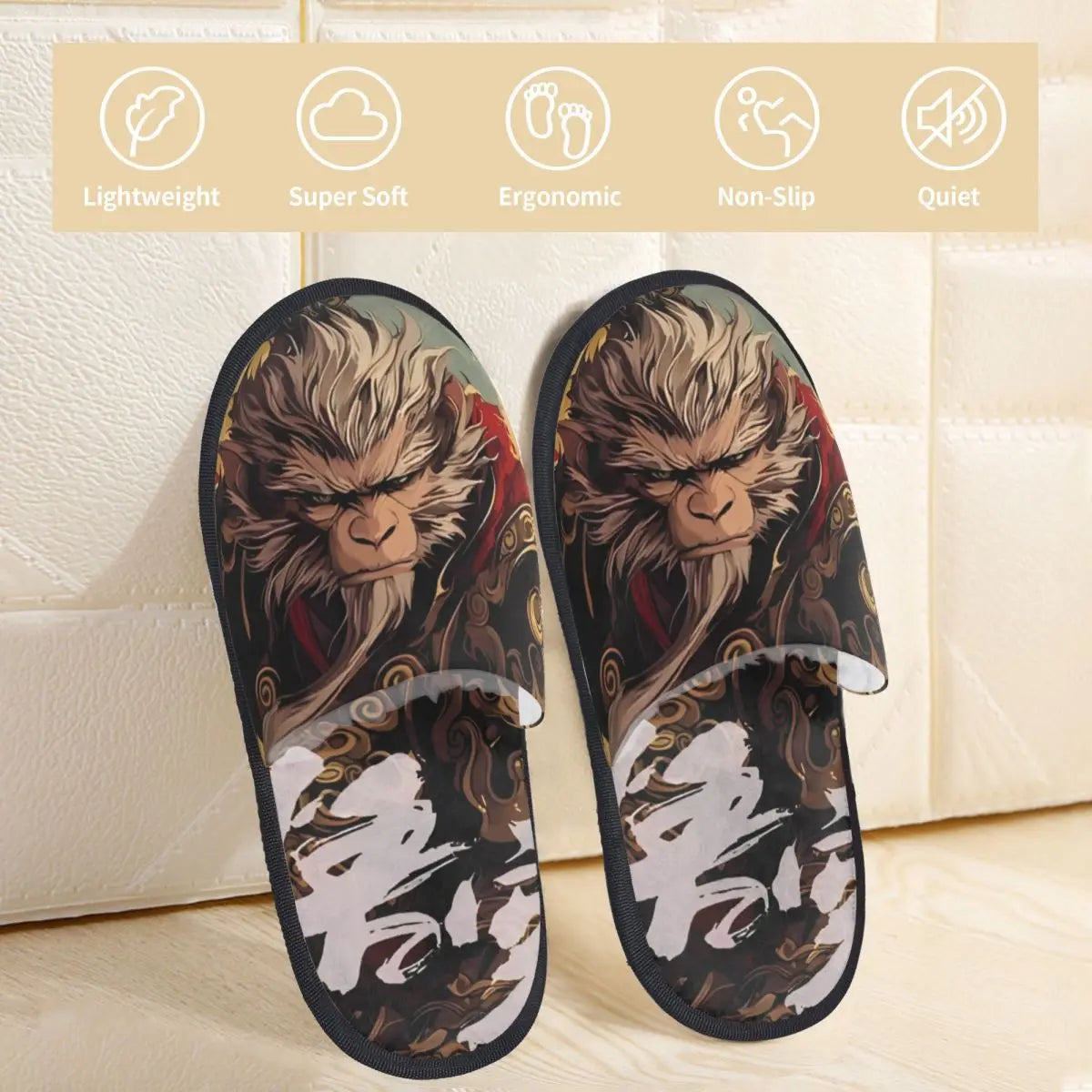 Sun Wukong Journey Slippers - Comfort Meets Mythical Design