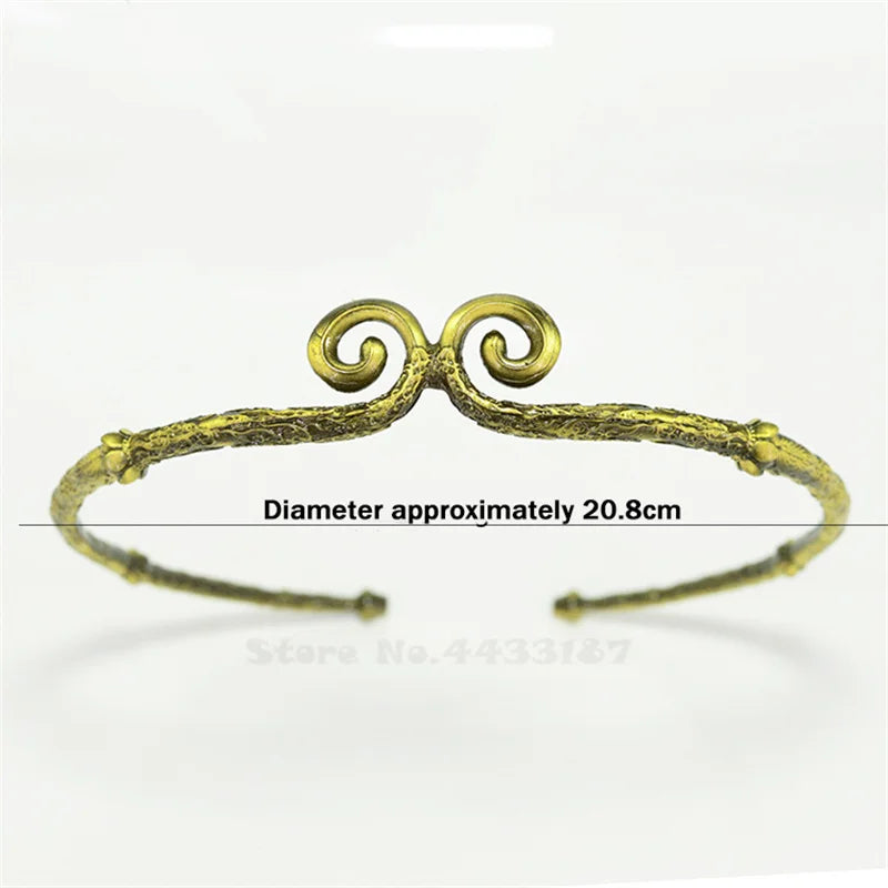 Black Myth Wukong Sun Wukong Bronze Constricting Headband Cosplay Prop