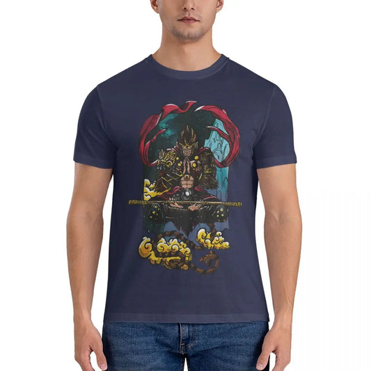 Black Myth: Wukong Navy Blue T-Shirt – Power of the Monkey King