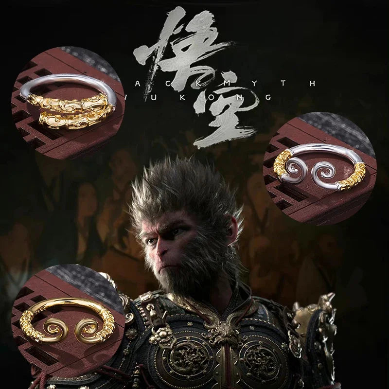 Black Myth Wukong Adjustable Two-Tone Ring