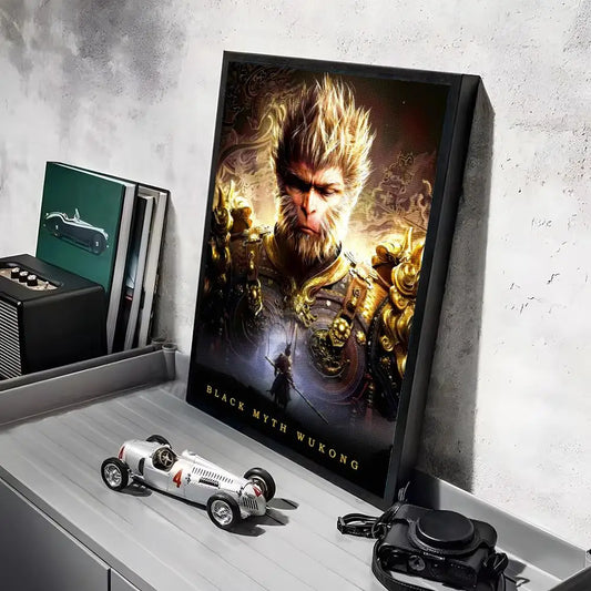 Black Myth Wukong Golden Armor Monkey King Poster