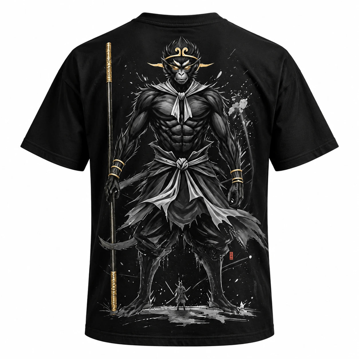 Black Myth Wukong Great Sage Monkey King Black T-Shirt