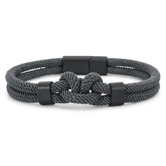 Black Myth: Wukong Dark Grey Rope Knot Bracelet